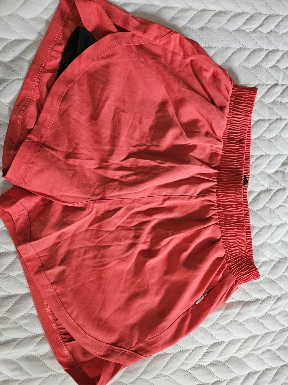 Women's Coral Athletic Shorts with Elastic Waistband P380